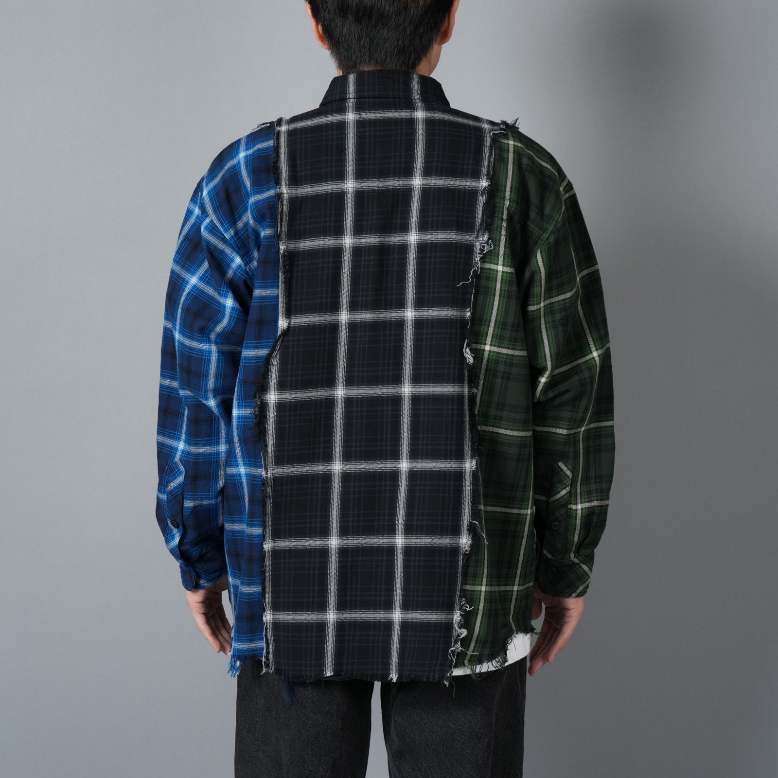 Patchwork Shirt / パッチワークシャツ / ネルシャツ  (マルチ)