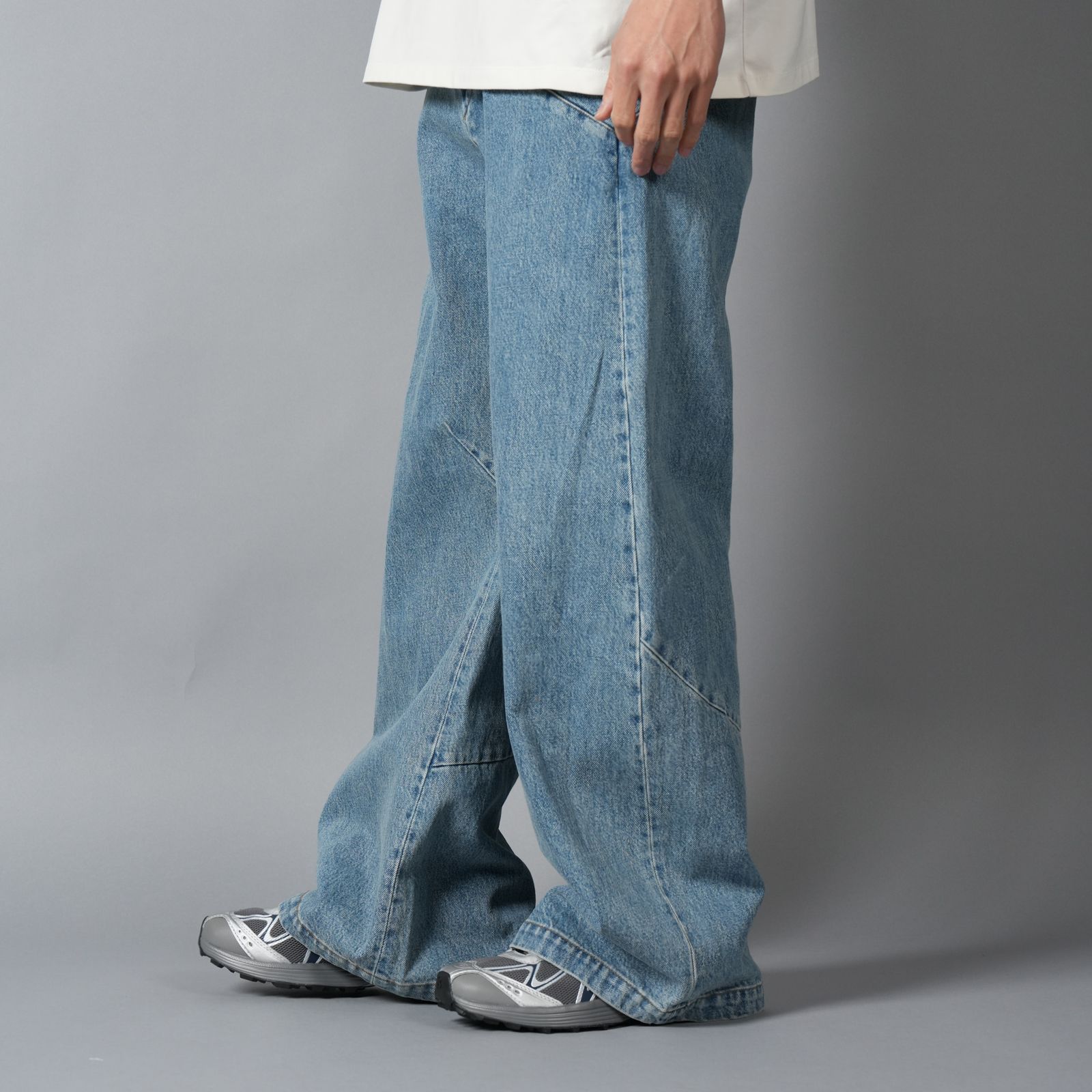 DENIM 410 WORKWEAR JEANS / デニムパンツ (ヴィンテージタイブルーウォッシュ)