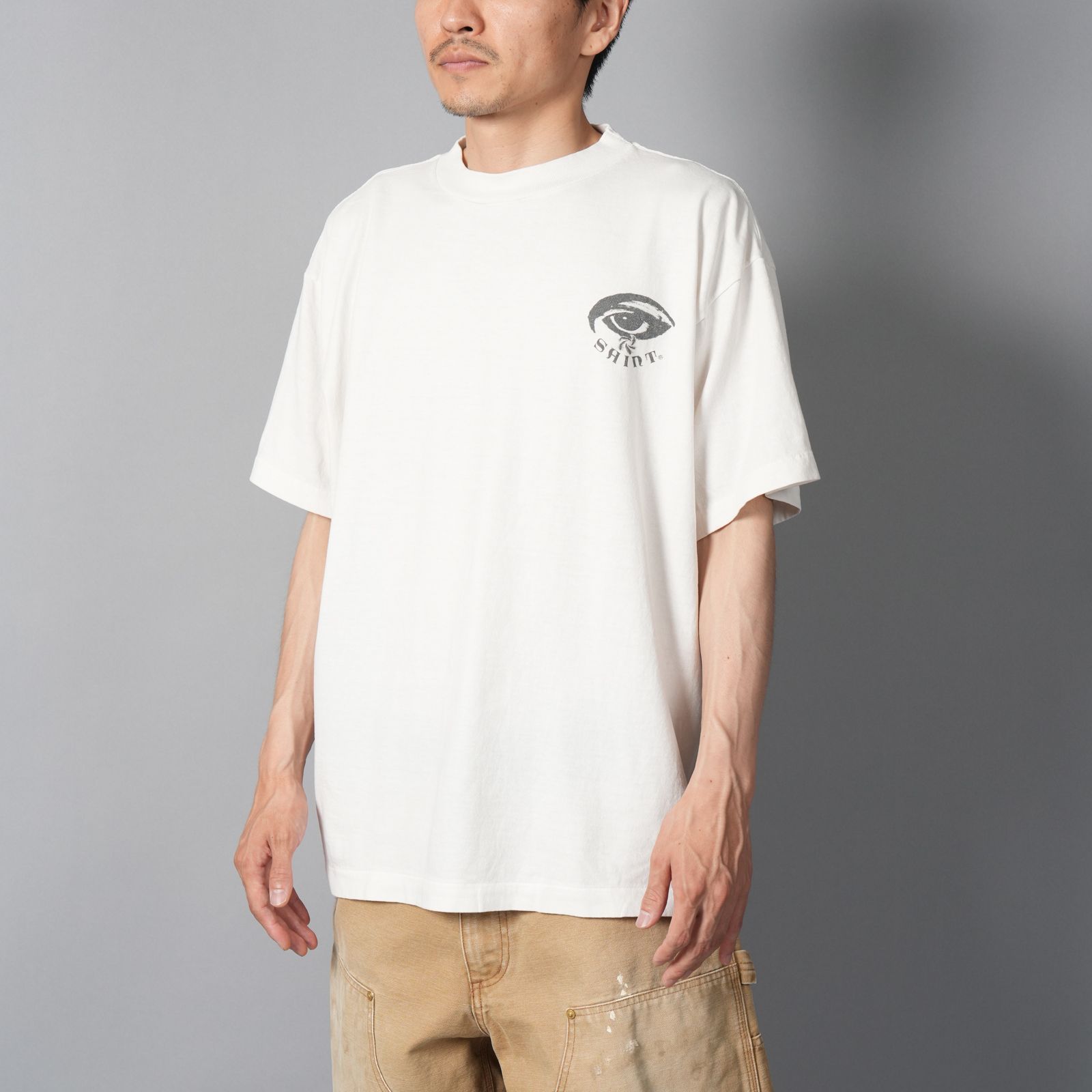 【関税込み】NULLUS ホワイト Envelope Slit Tシャツ SEQUEL - 【Last1 M】SQ-23SS-ST-07 T-SHIRT WHITE | River
