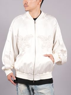 【ラスト1点】SOUVENIR JACKET / スーベニアジャケット / スカジャン (ホワイト)