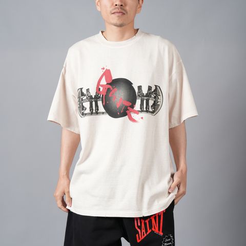 【ラスト1点】[GANTZ / ガンツ]  TGAM24SM007 / S/S TEE / Tシャツ (ホワイト)