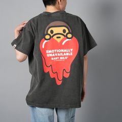 【ラスト1点】【コラボ】EU-HR8-0000-C33 / EU MILO SS TEE/ BLACK / Tシャツ (ブラック)