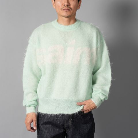 SM-MK1-0000-057 / MOHAIR CREW KNIT / SAINT / GREEN / ニット  (グリーン)