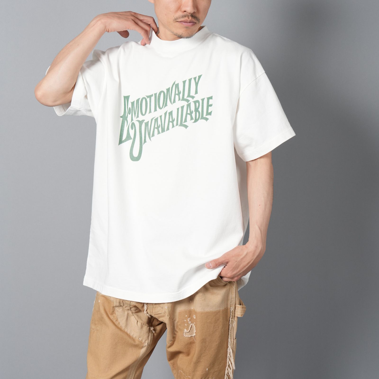 EU-HR8-0000-060 / EU LOGO NUMBER SS TEE / BLACK / Tシャツ (ホワイト)