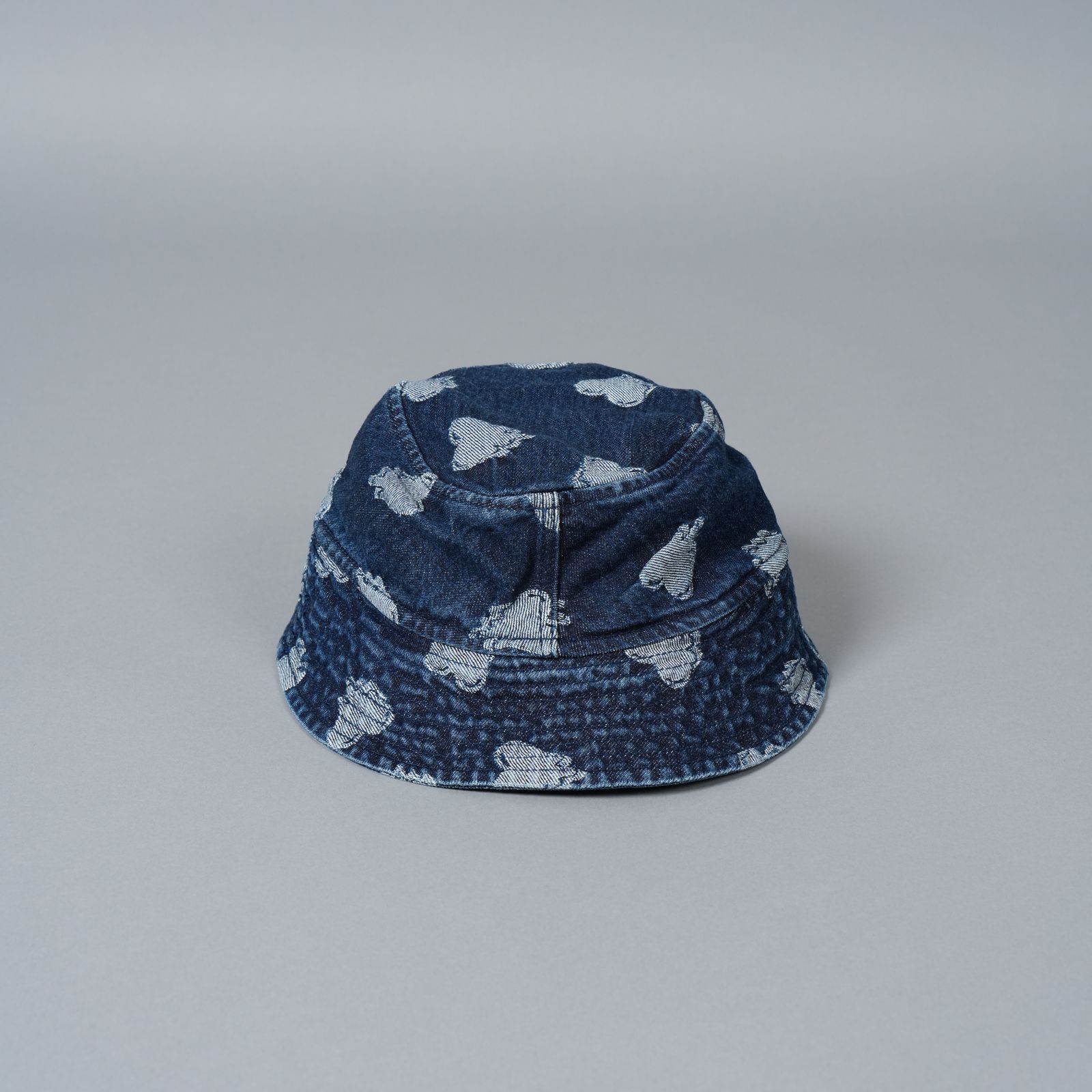 EU-HR8-0000-005 / EU LOGO BUCKET HAT / BLUE / ロゴ バケットハット (ブルー)