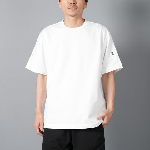 【ラスト1点】6100019 / HEAVY COTTON JERSEY / 半袖スウェット [ガーメントダイ]  (ホワイト)