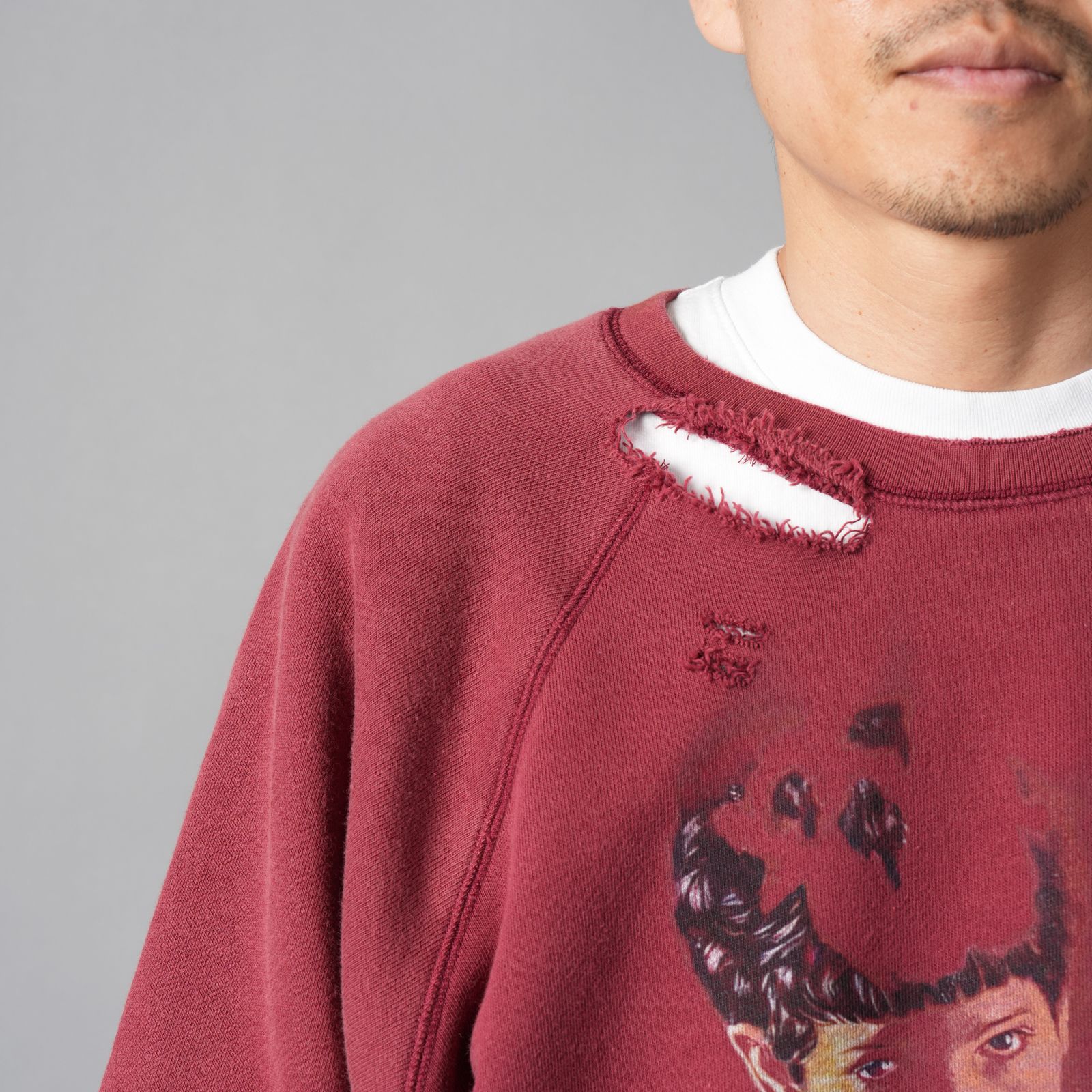 【残りわずか】MIRACLE, crewneck / クルーネックスウェット ・ トレーナー (レッド)