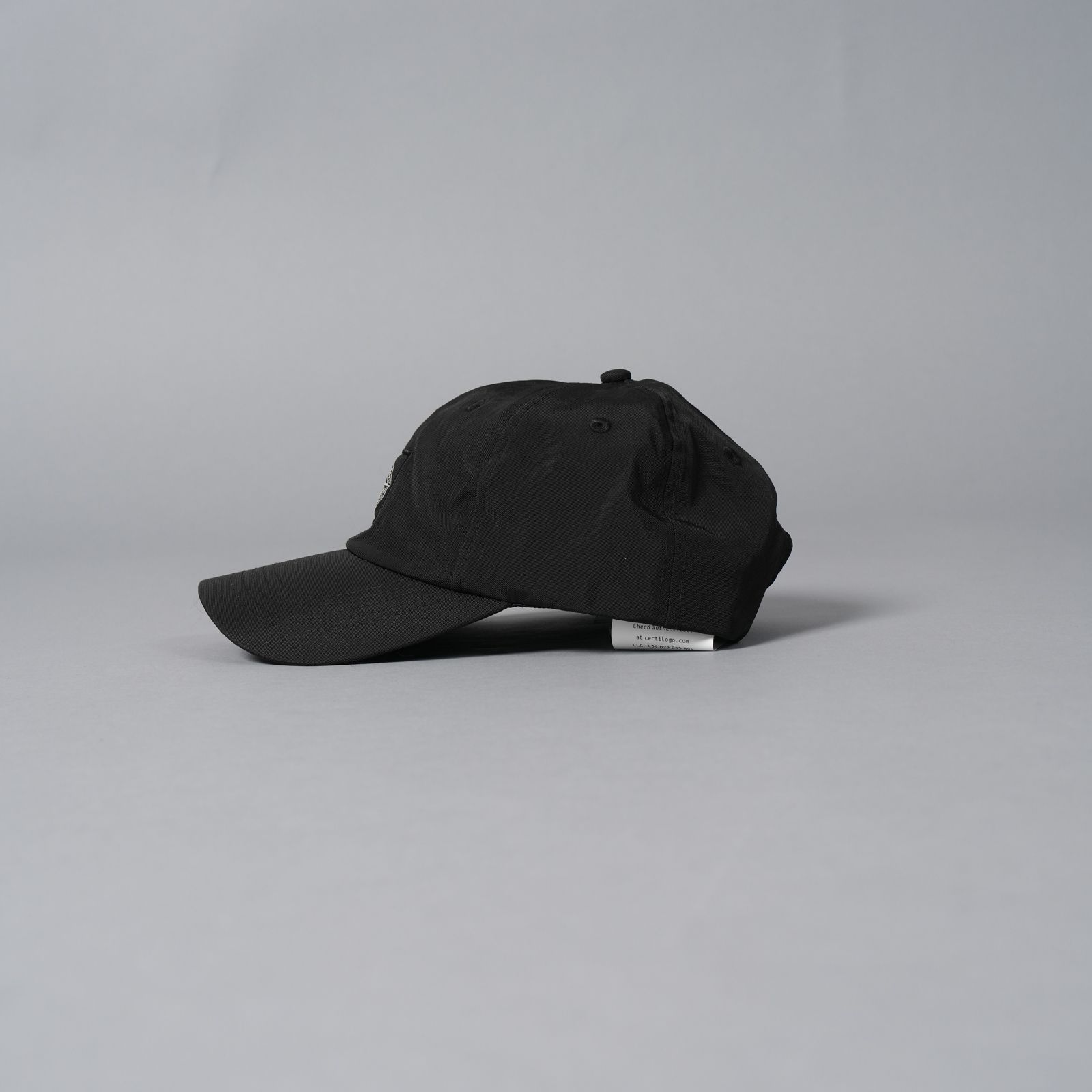 9100001 RECYCLED NYLON OXFORD / リサイクルナイロン オクスフォード キャップ (ガーメントダイ) (ブラック)