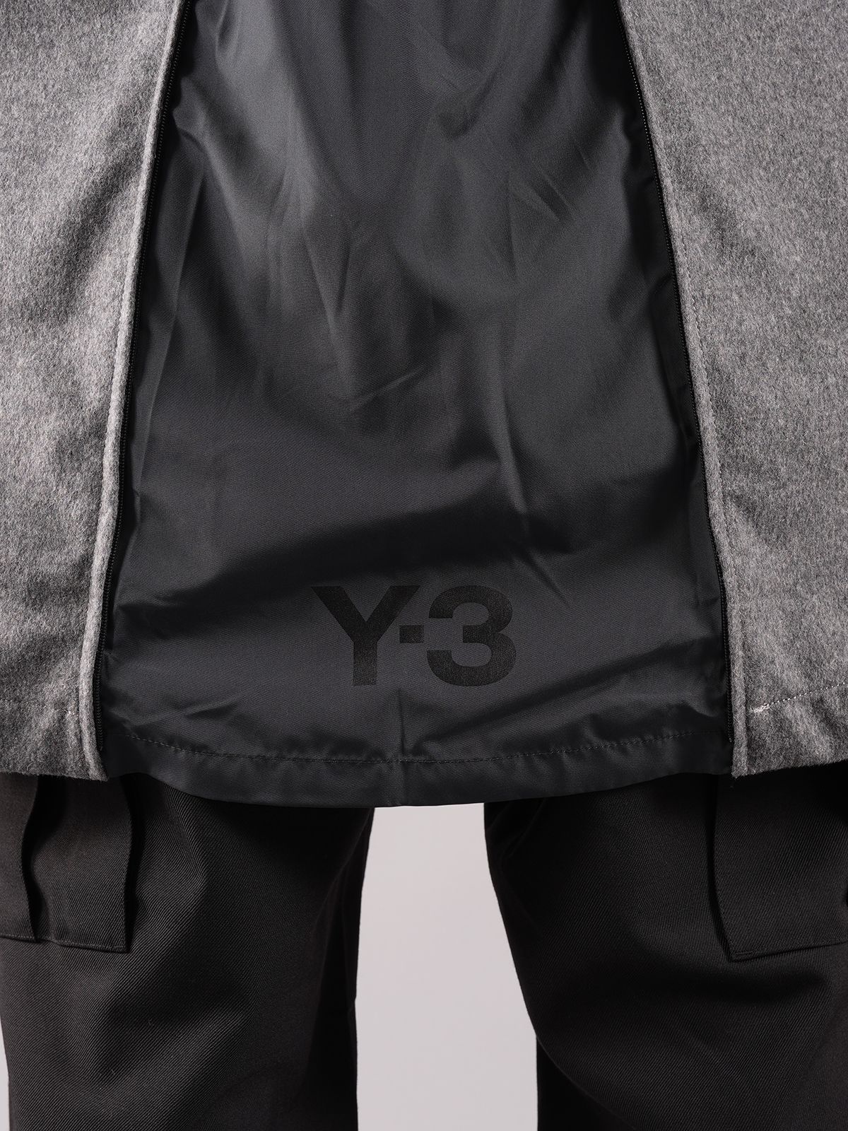 Y-3 - ラスト1点 / Y-3 CLASSIC WOOL FLANNEL SHIRT / クラシック ウール ネルシャツ (グレー) |  Confidence