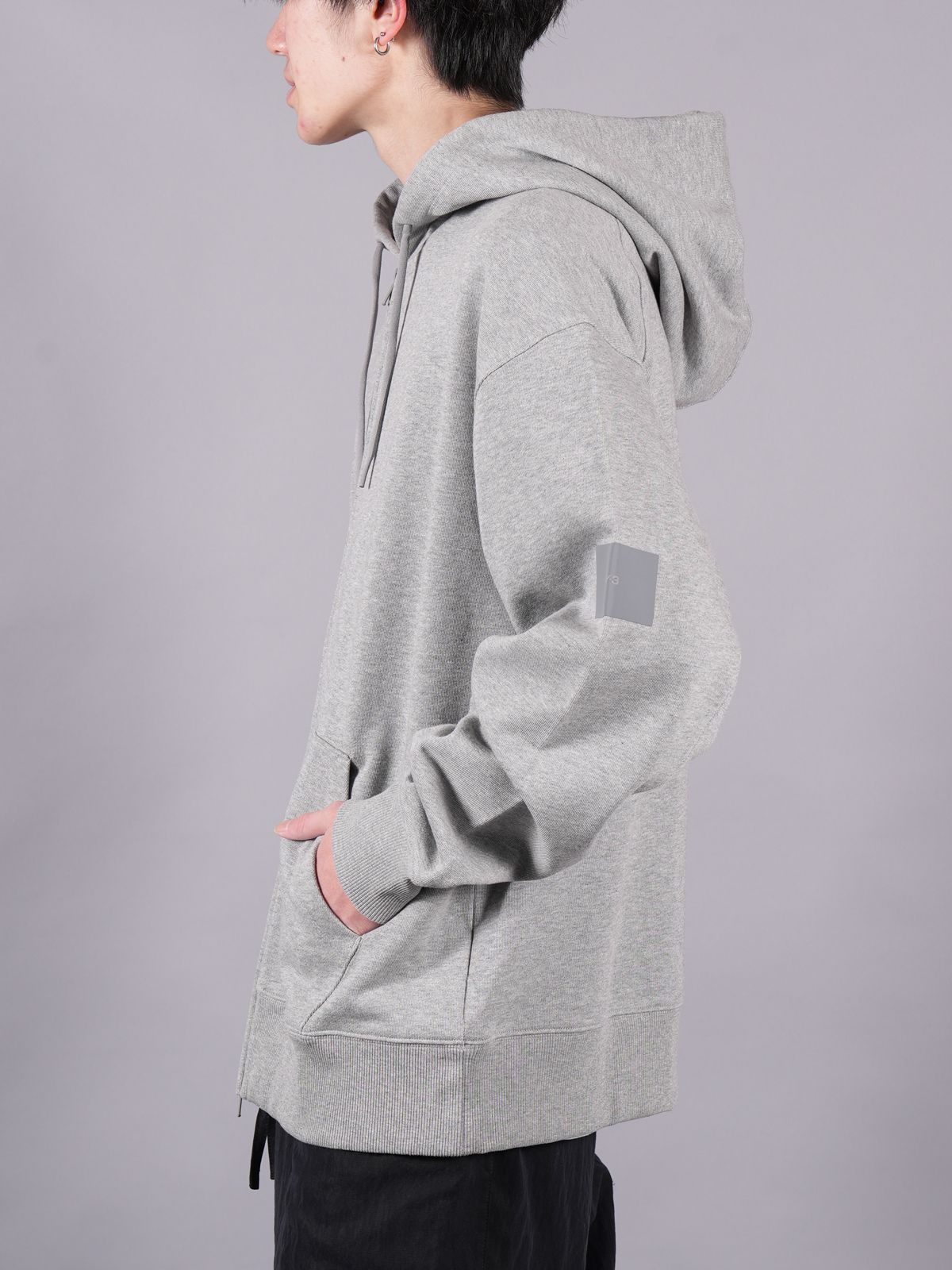 【定番アイテム】 【ラスト1点】 FT ZIP HOODIE  / ジップフーディー  【オーバーシルエット】 (ミディアムグレーヘザー)