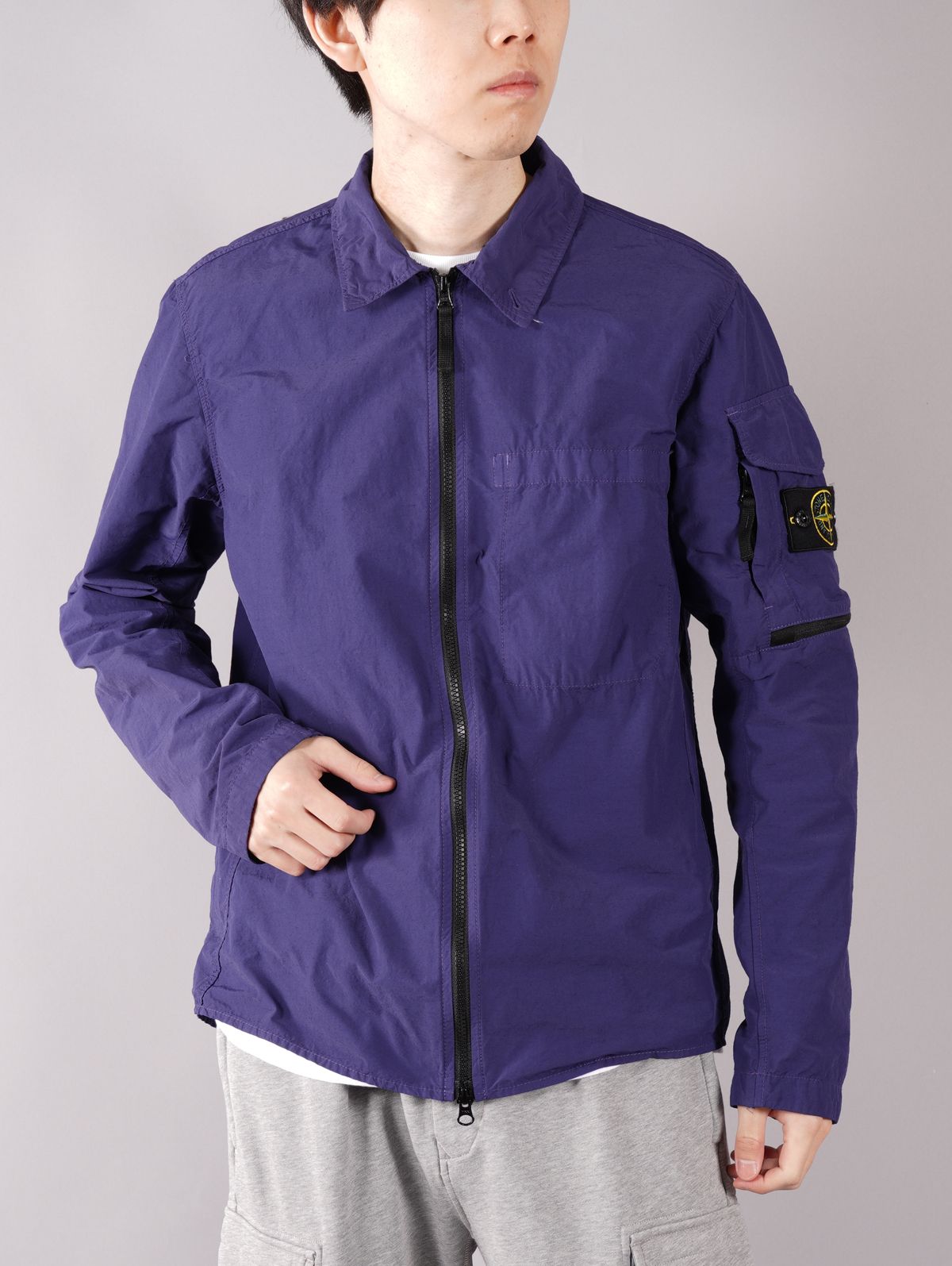 STONE ISLAND 22SS Naslan Light S/S Shirt2casaのホワイトシャツ