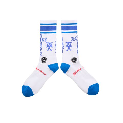 SM-HR1-0000-109 / SOCKS / SINNER / WHITE+BLUE / ソックス(ホワイト/ブルー)