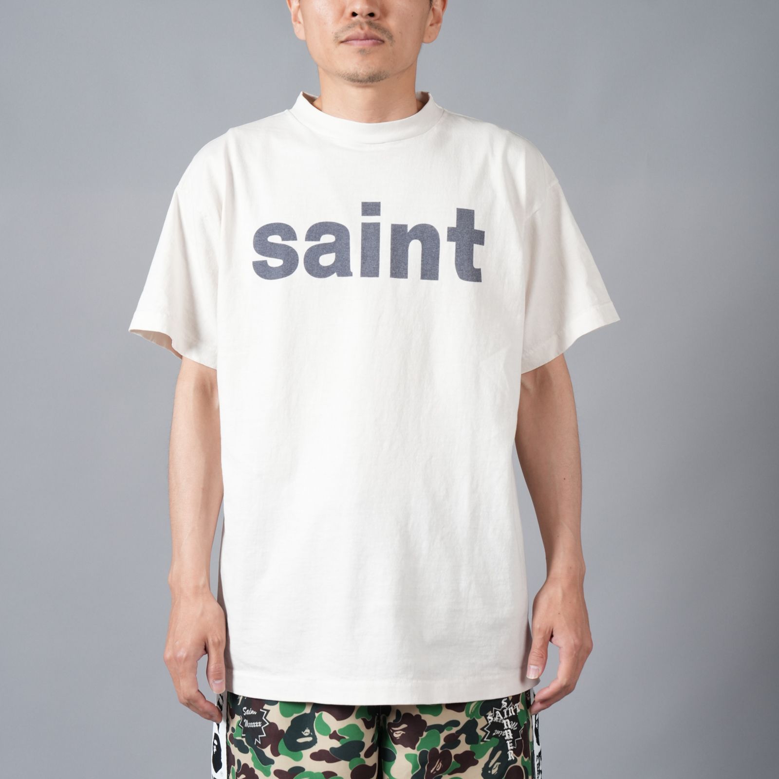 【ラスト1点】[4月27日(土)10時発売!!] SM-YS8-0000-008 / SS TEE / SWEET SAINT / WHITE / Tシャツ (ホワイト)