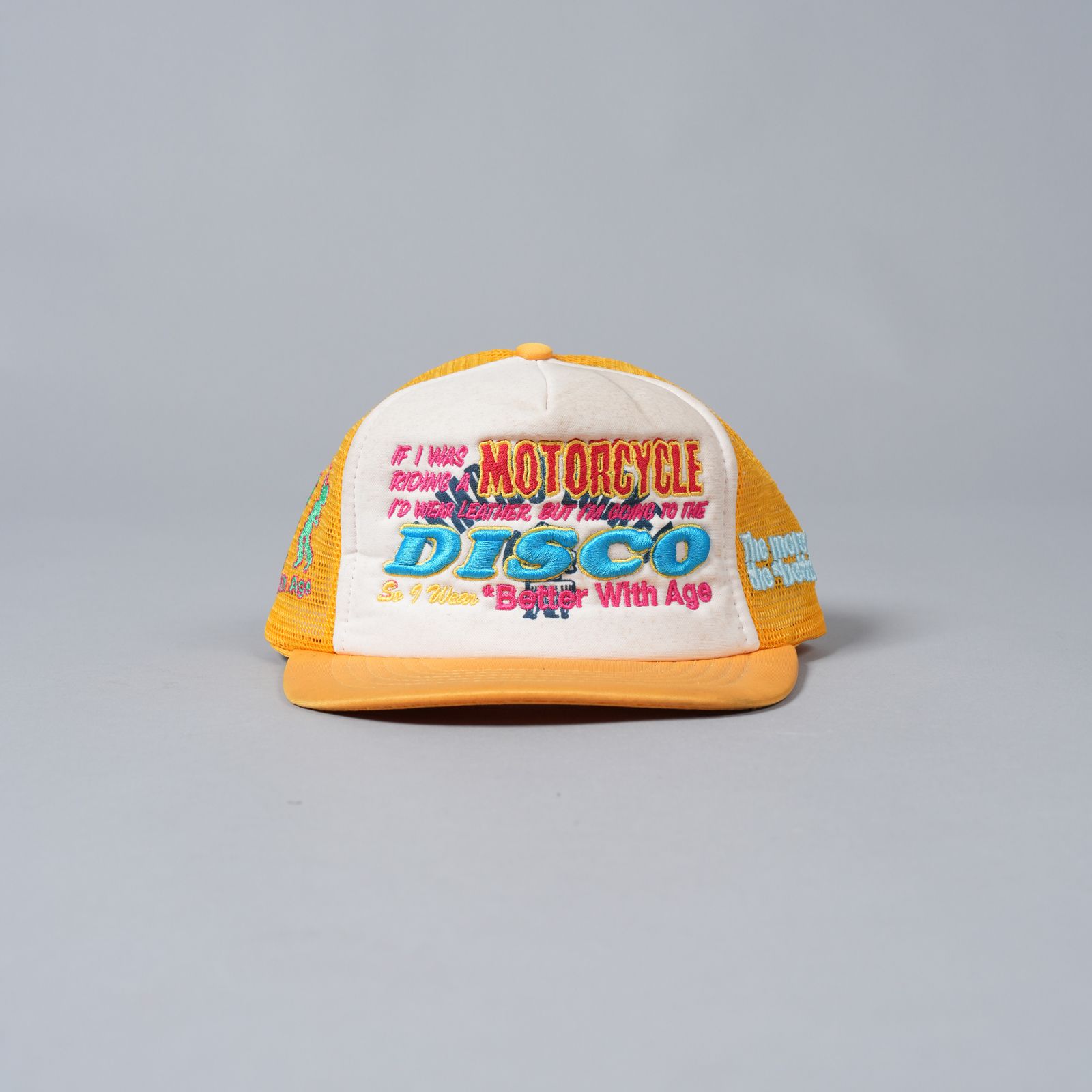 Better With Age - Moto-Disco Hat / メッシュキャップ (イエロー 