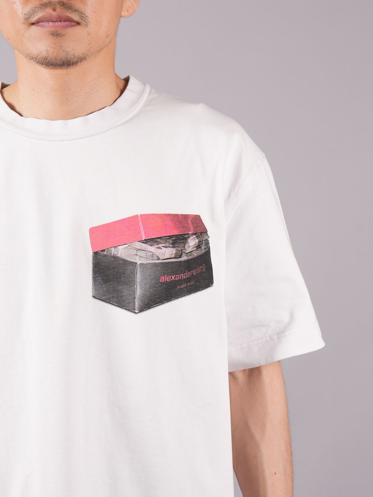 alexander wang - 【ラスト1点】 SHORT SLEEVE TEE WITH SHOEBOX