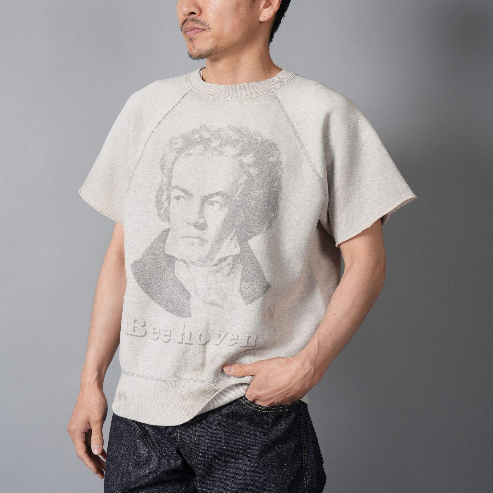 【ラスト1点】SM-MK8-0000-051 / SS CRW NECK SWT / BEETHORVEN / GRY / スウェット (グレー)