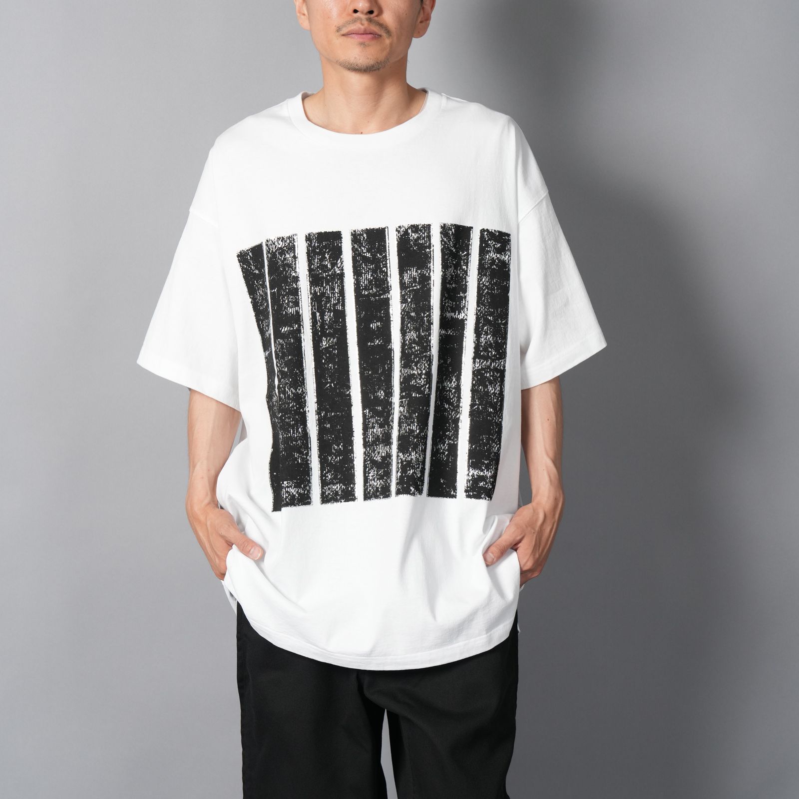 FACETASM （ファセッタズム）　半袖　カーディガン オーバーサイズ XL FACETASM(ファセッタズム) KGO-KN-U02切替カーディガン グレー