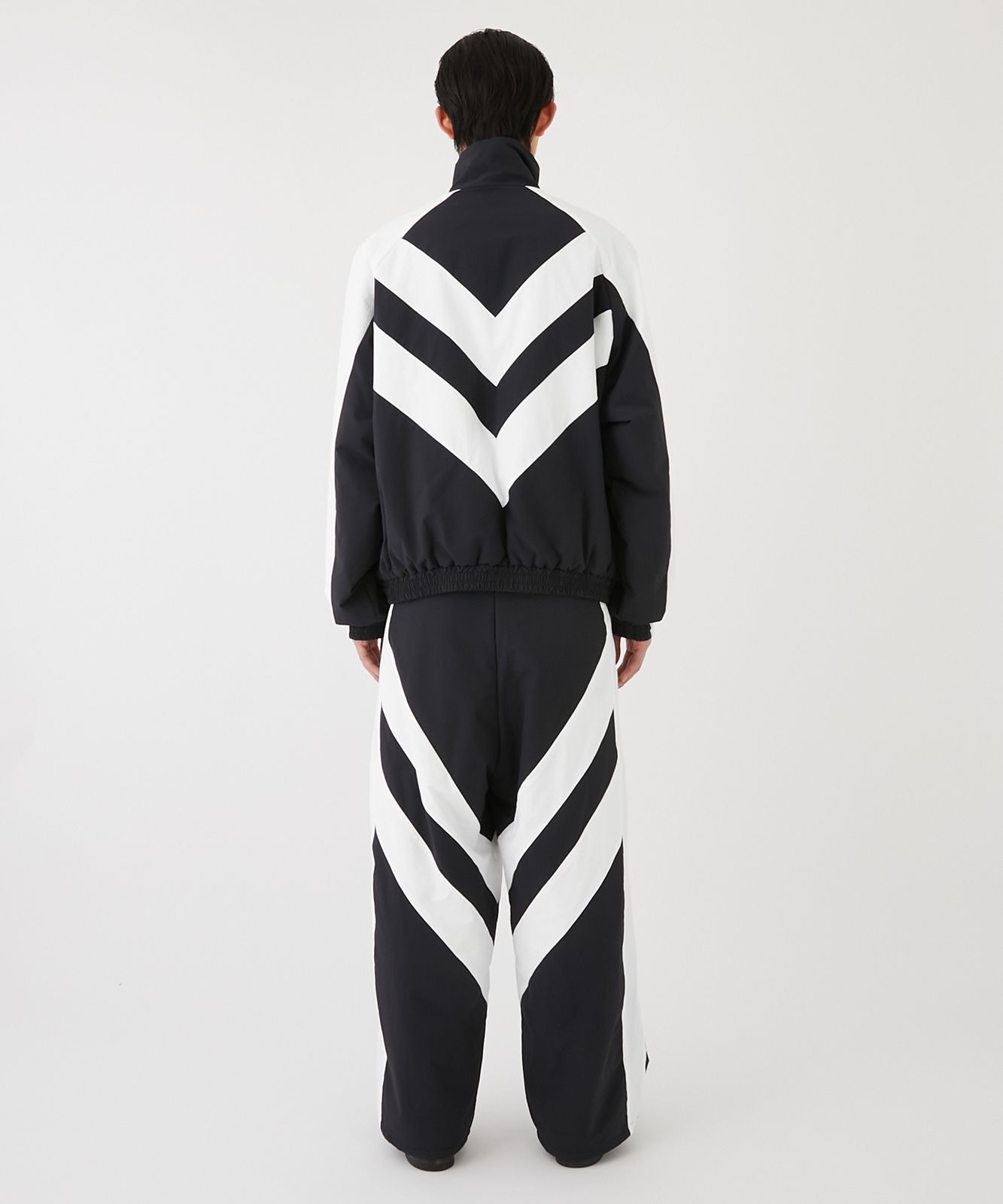 CORDURA CHEV PUFF JACKET / パフジャケット (ブラック/ホワイト)