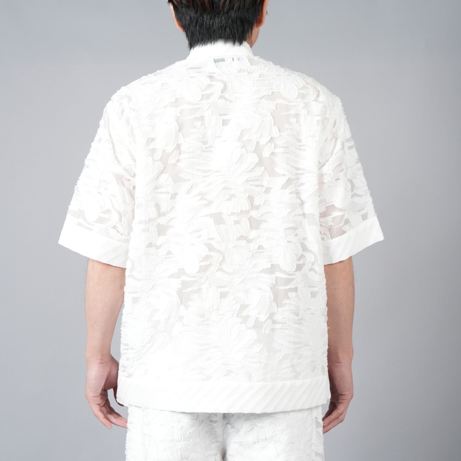 【ラスト1点】 CUT JACQUARD / カットジャガード (ホワイト)