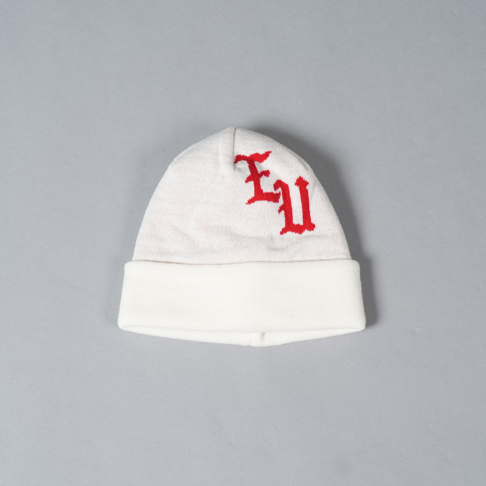 【ラスト1点】【コラボ】EU-HR1-0000-C08 / EU LOGO CL BEANIE / ビーニー (ホワイト)
