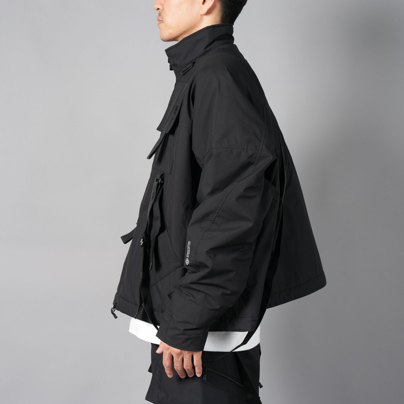 【ラスト1点】【限定】WINDSTOPPER BY GORE-TEX LABS 3L x PRIMALOFT  COAST GUARD.SHIRT BLOUSON / ゴアテックス ラボ スリーレイヤー / シャツブルゾン [防水・防風] (ブラック)