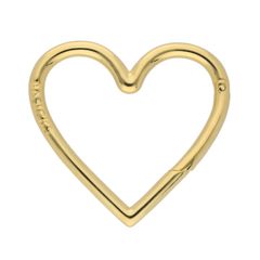 【残りわずか】Gold Plating Heart Carbiner / カラビナ (ゴールド)
