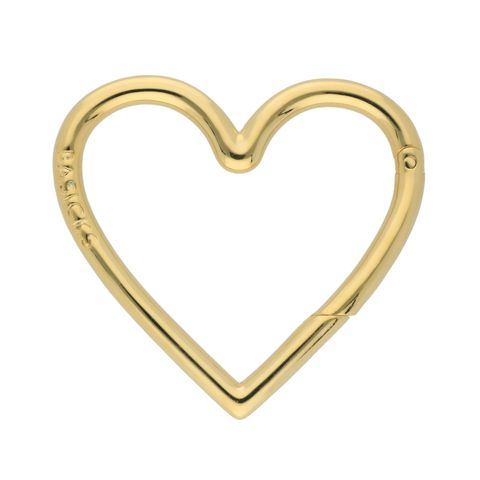 【残りわずか】Gold Plating Heart Carbiner / カラビナ (ゴールド)