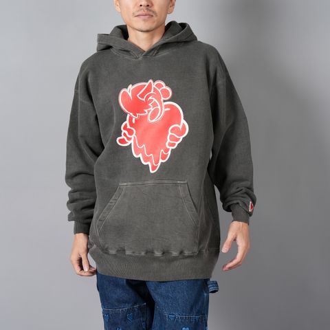 【ラスト1点】【コラボ】 EU-YS1-0000-C03 / CPD LOGO HOODIE / VINTAGE / プルオーバフーディー・パーカー (ブラック)