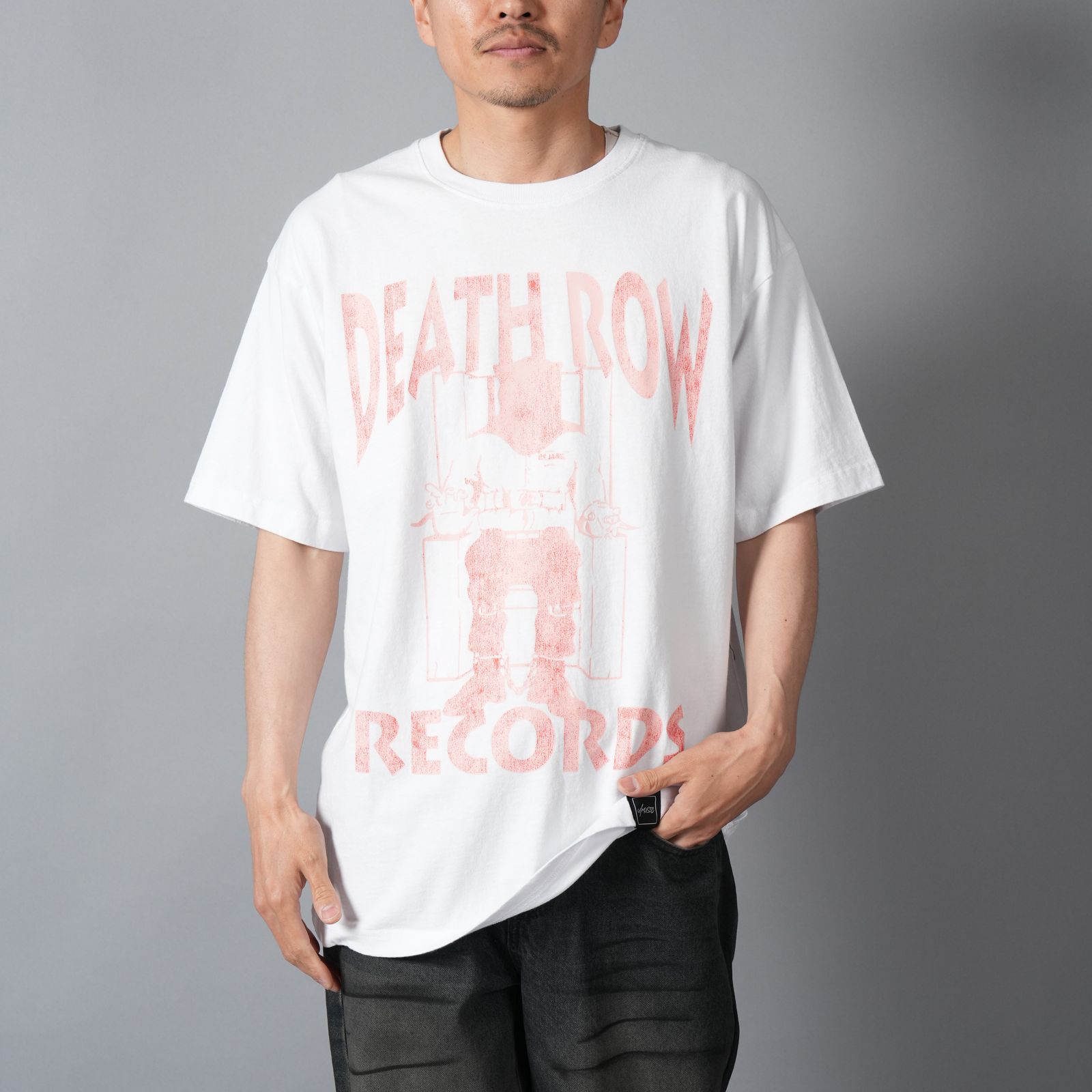 【ラスト1点】UIZZ-22633 / DEATHROW / デスロウ / Tシャツ (ホワイト)