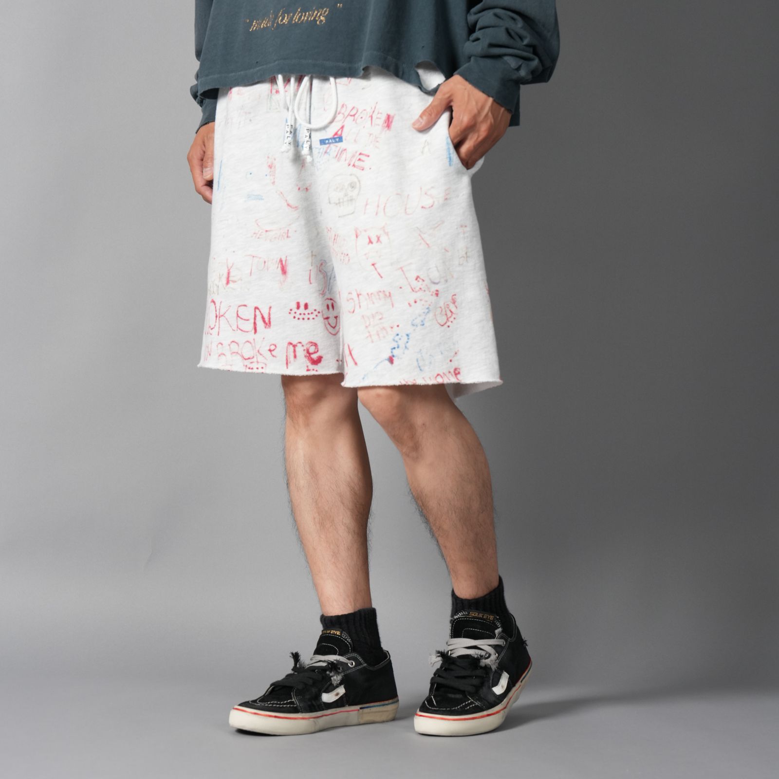 JOSHUA TREE SWEATSHORT / スウェットショーツ (グレー)