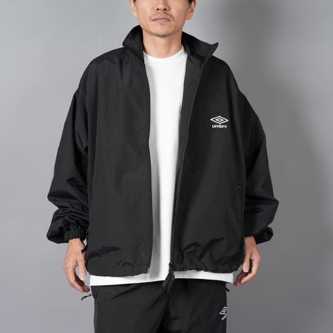 【ラスト1点】【限定】BASICKS X UMBRO NYLON TRACK JACKET & NYLON TRACK TROUSER / ナイロントラックジャケット / ナイロントラックパンツ / セットアップ (ブラック)