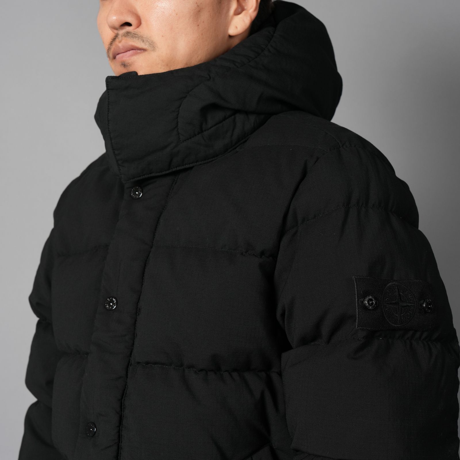 4100063 / WOOL RIPSTOP-TC_S.I. GHOST / ダウンジャケット (ブラック)