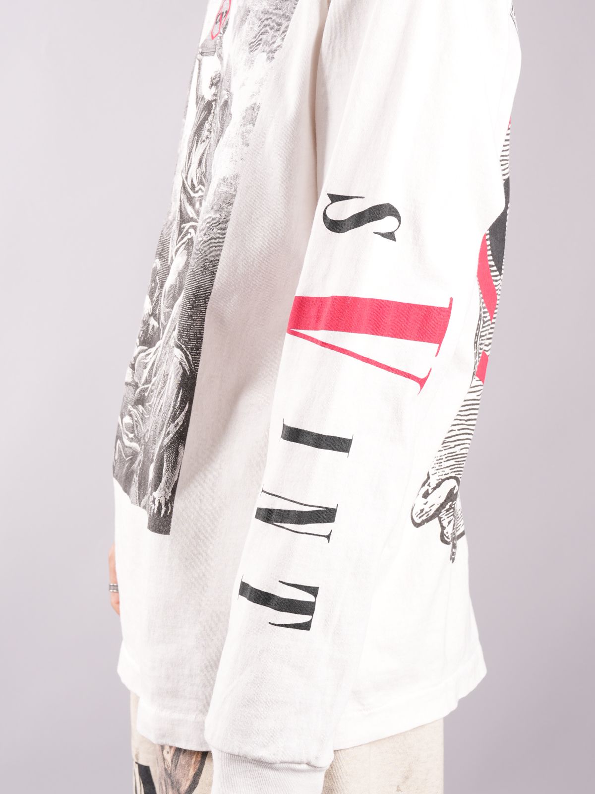 SM-S22-0000-069/LS TEE/ VLONE/WHITE   ロングスリーブTシャツ  (ホワイト)