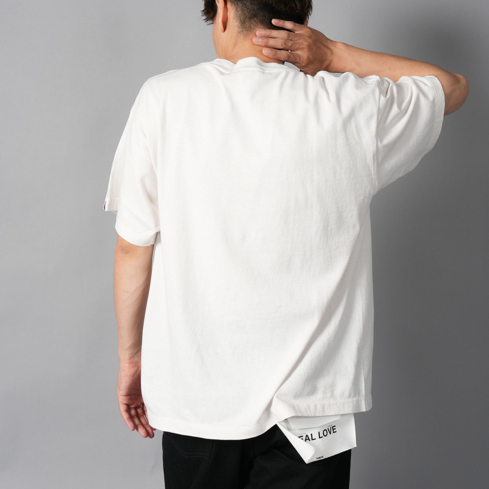 【ラスト1点】【コラボ】SM-MK1-0000-C34 / BAPE_SS T-SHIRT / JUMP / WHITE / Tシャツ (ホワイト)