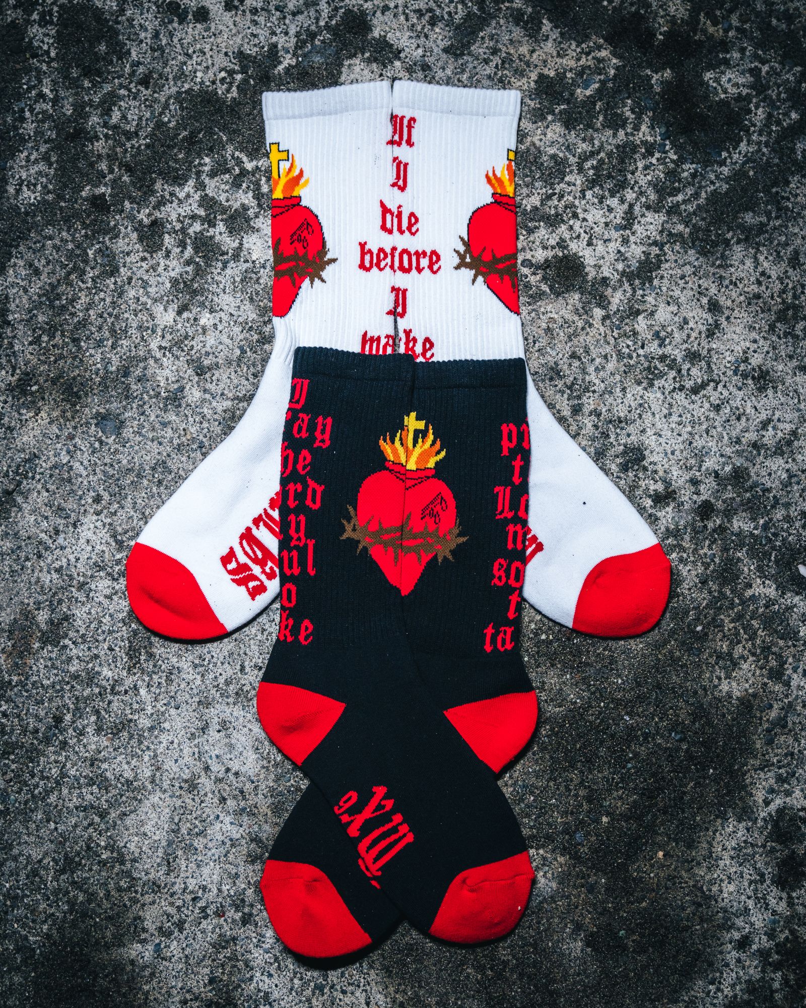 SM-A23-0000-104 / SOCKS / HEART / ソックス (ホワイト)