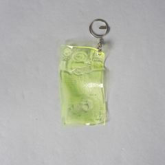ACRYLIC KEYRING / アクリルキーリング / £ / ポンド (イエロー)
