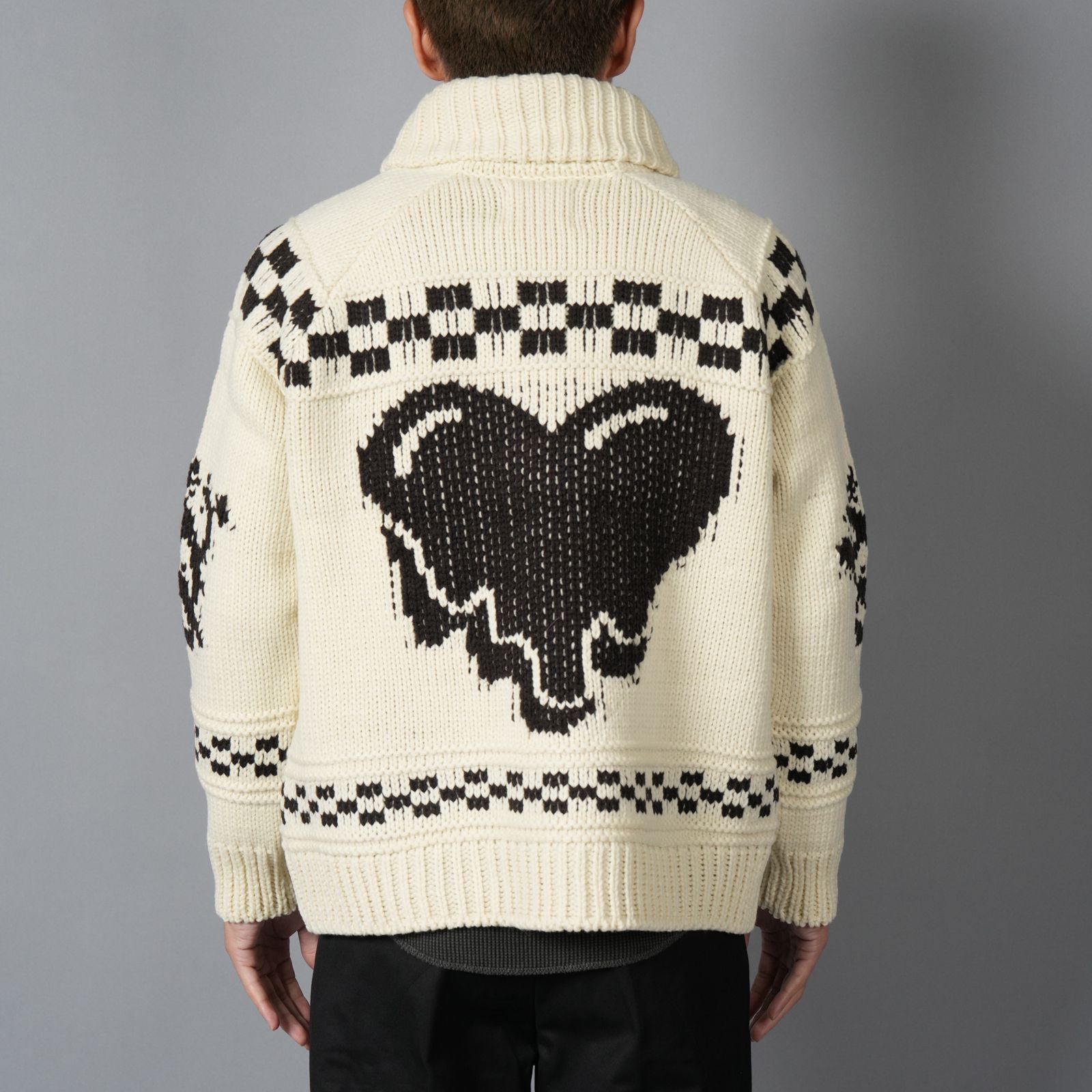 EU LATIN KNIT JACKET / ラテン ニットジャケット (アイボリー)