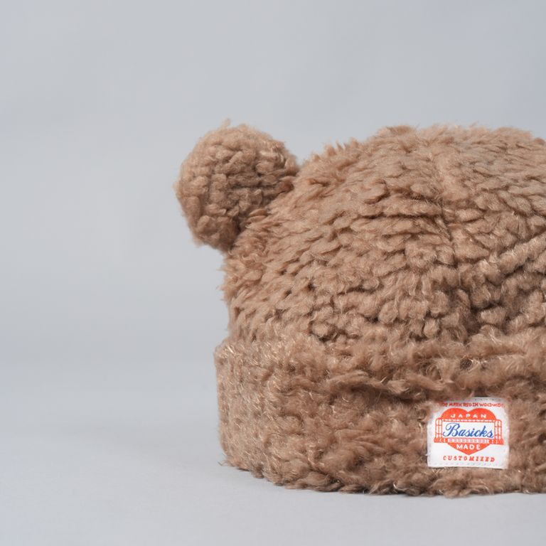 BASICKS - 【ラスト1点】【再入荷】Bear Beanie / ベアー BASICKS - 【ラスト1点】【再入荷】Bear Beanie / ベアー
