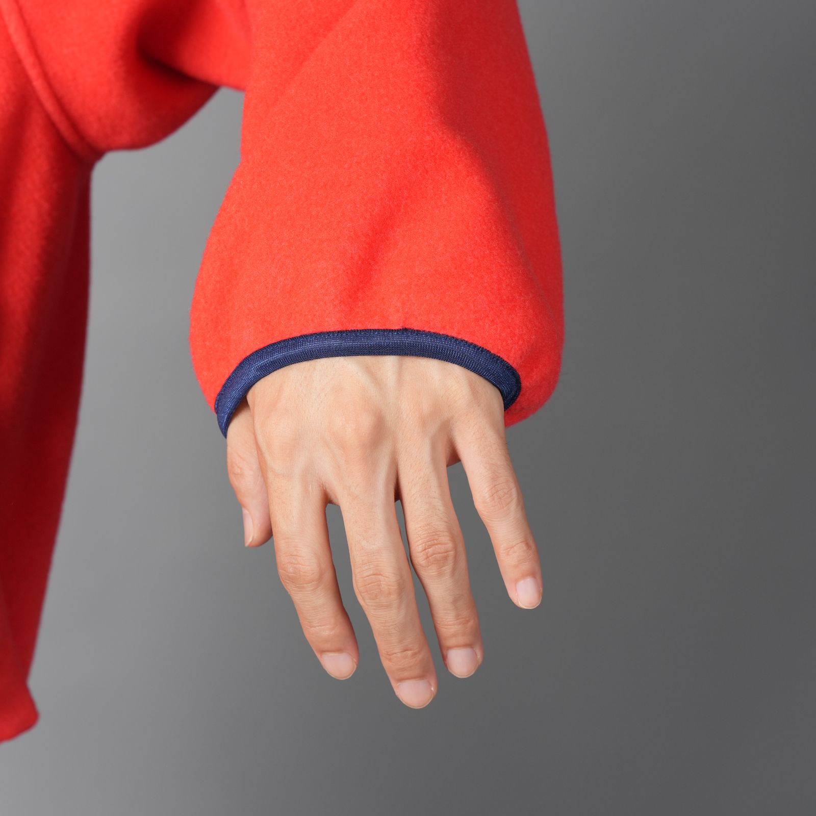 FLOWING FLEECE SWEAT / フローイング フリース スウェット  (レッド)
