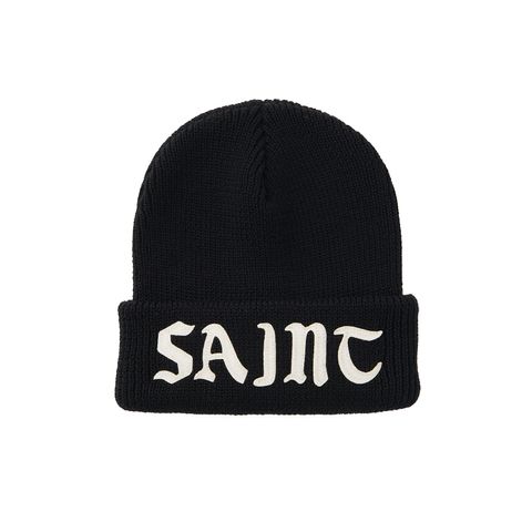 【10月12日(土) 10:00am 販売スタート!!】SM-YS1-0000-081 / KNIT CAP / SAINT / BLACK / ニットキャップ (ブラック)