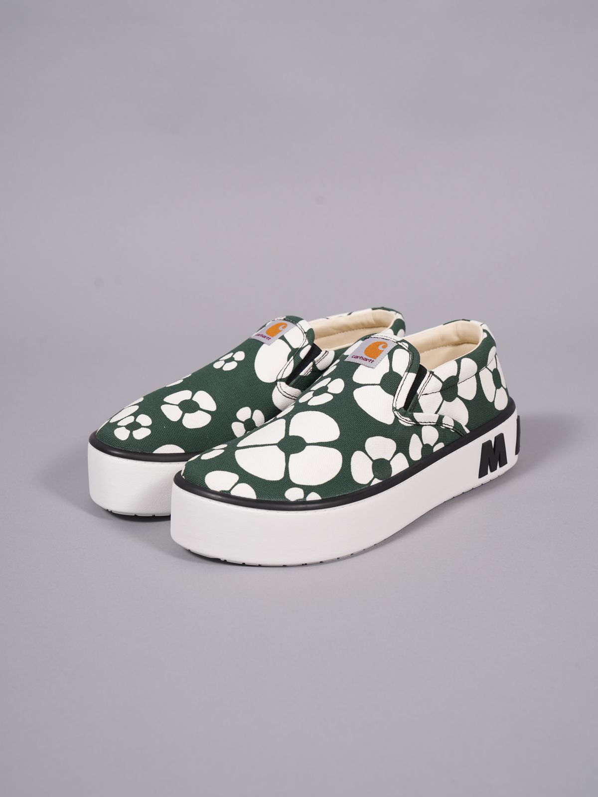 MARNI - 【ラスト1点】 MARNI X CARHARTT WIP - GREEN SLIP-ON ...