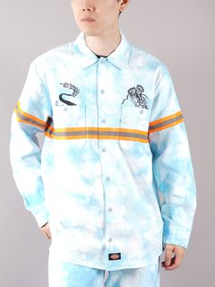 ラスト1点 / WORK SHIRTS - ワークシャツ - (ブルー)