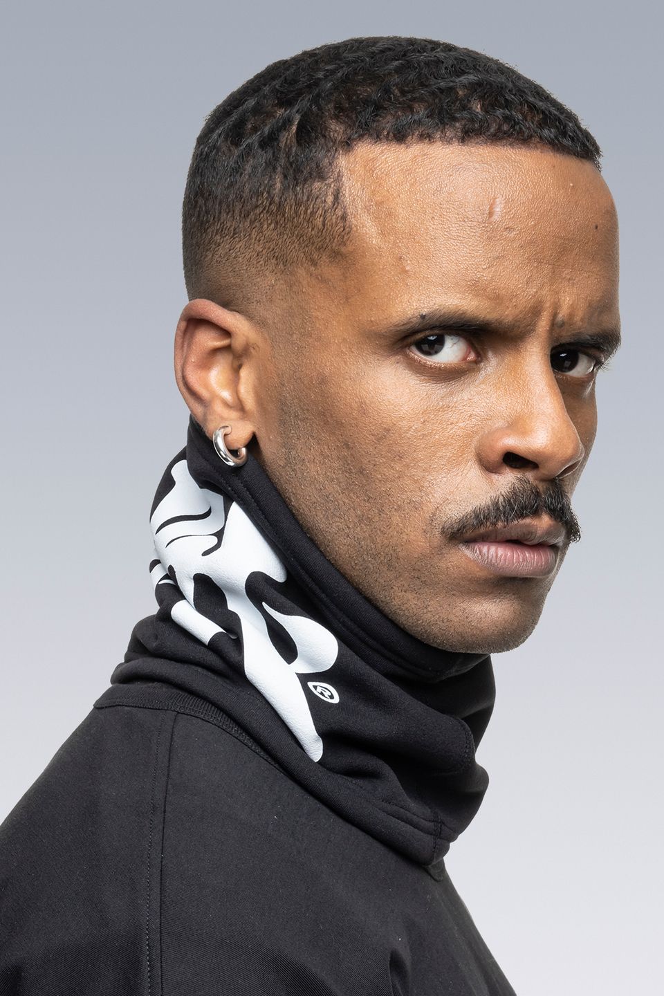 NG1-PS / Retroreflective Powerstretch Neck Gaiter Gen. 1 Next To Skin (NTS) / ネックゲイター [ストレッチ入り] (ブラック)