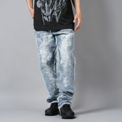 【ラスト1点】STRAIGHT DENIM PANTS / ストレート デニムパンツ (インディゴケミカル)