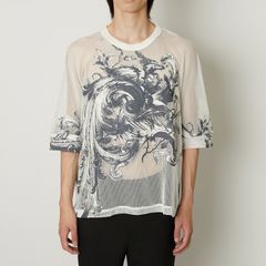 MESH T-SHIRTS / メッシュTシャツ (ホワイト)