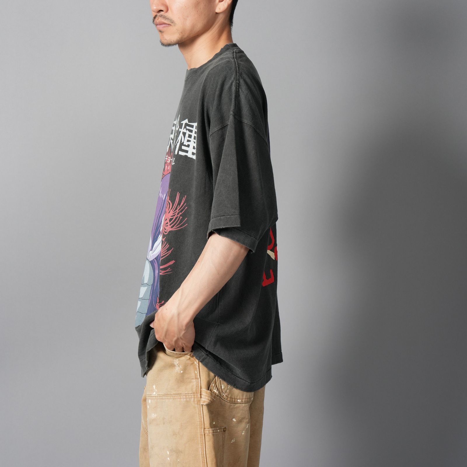【残りわずか】[東京喰種]  TTGM25SM007 / S/S T-Shirt  (LIZE)  / Tシャツ (ブラック)