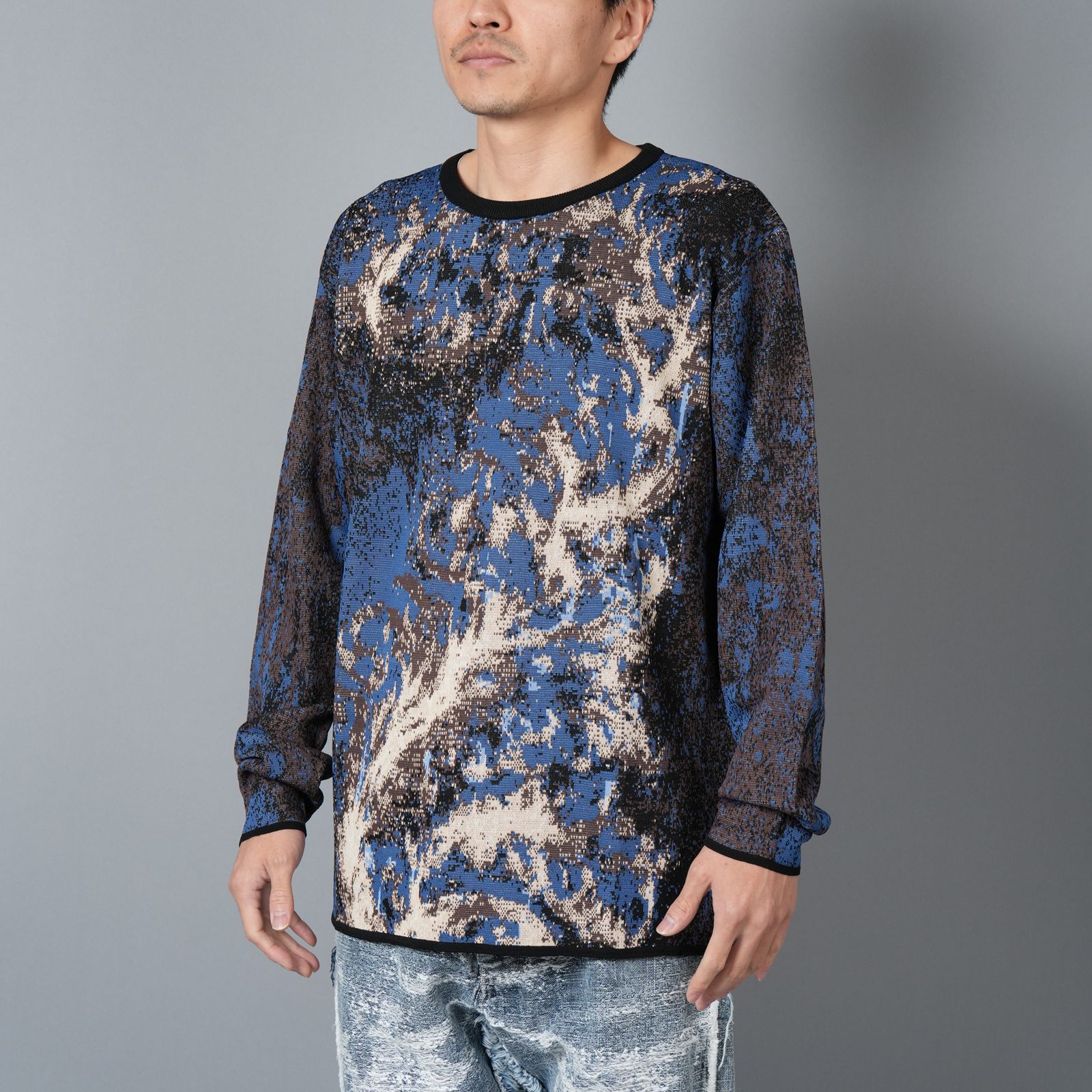 JACQUARD ZIP UP KNIT – TAAKK