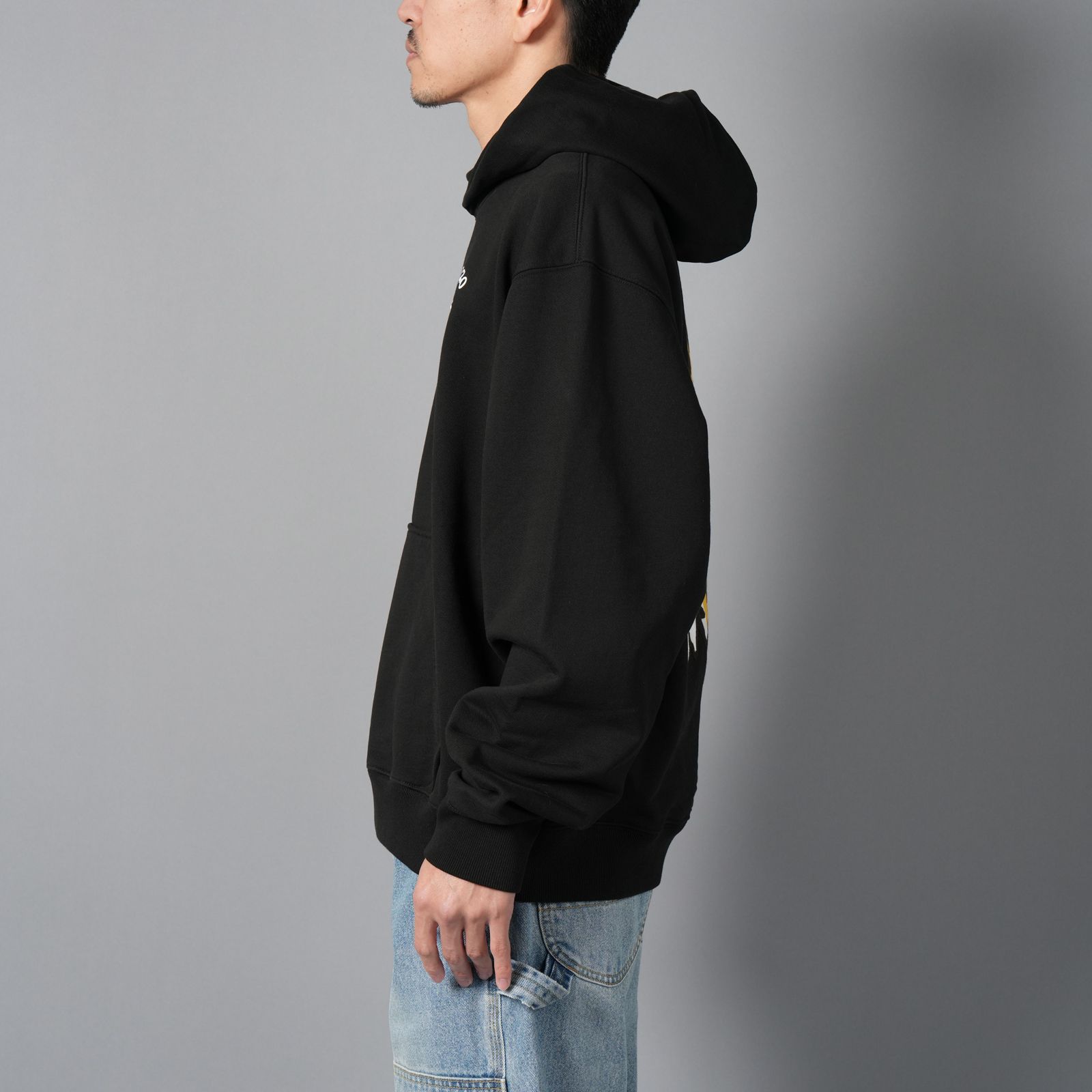 【限定】 VERDY COLLECTION EMBROIDERED CLASSIC HOODIE / 'KENZO by Verdy' エンブロイド フ―ディー / クラシックフーディー (ブラック)