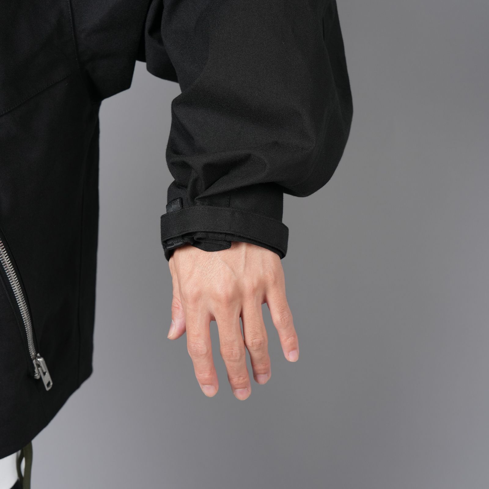 J68W-BQ / 3L Rider Jacket Gen. 1 / ライダージャケット / ナイロンジャケット[ワイドフィット](ブラック)