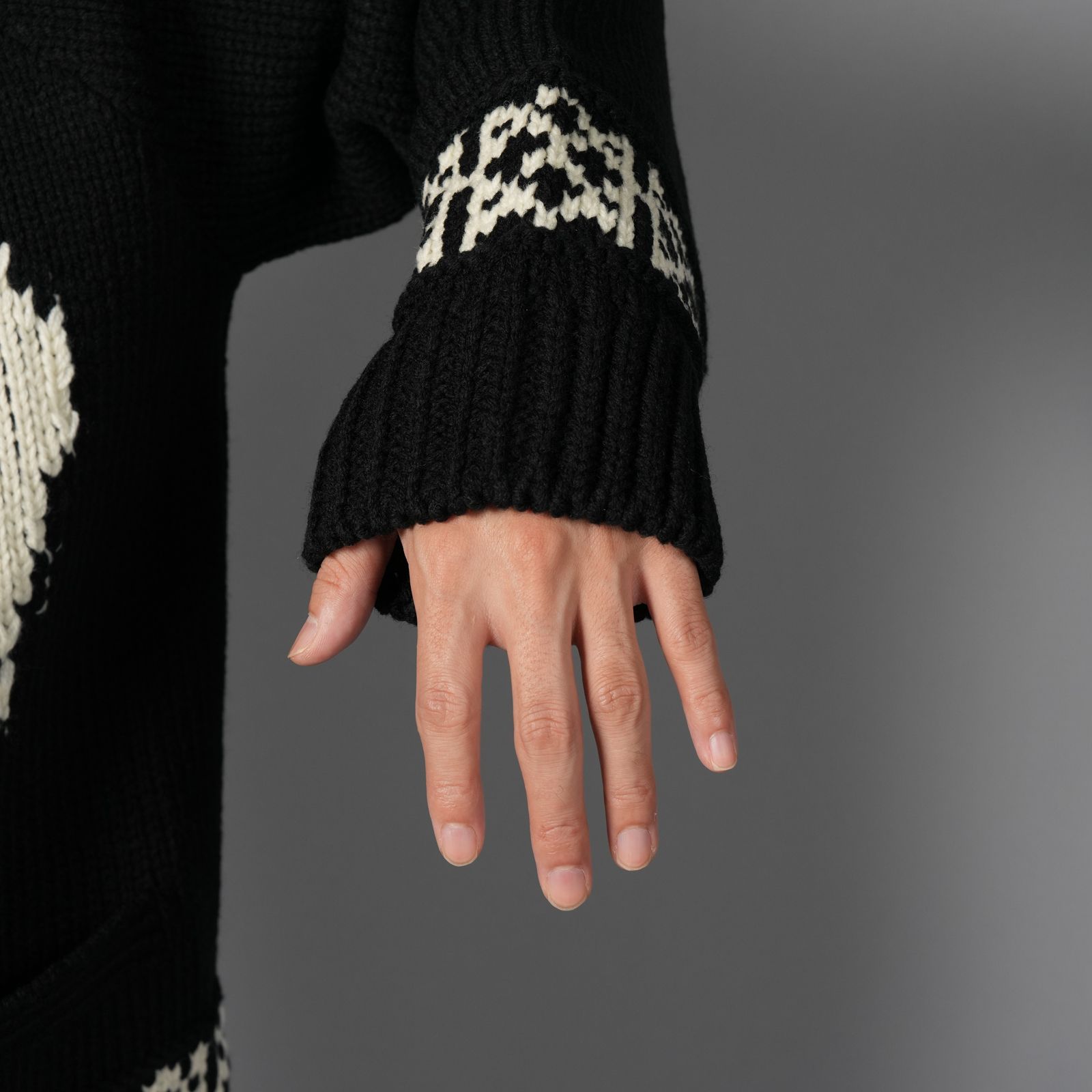 EU-MK1-0000-014 / EU KNIT JACKET  / ニットジャケット (ネイビー)